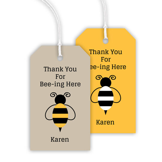 Bee Hanging Gift Tags